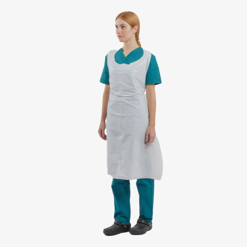 F. Bosch, Plastic apron PE, blue, 125x80cm, 9g